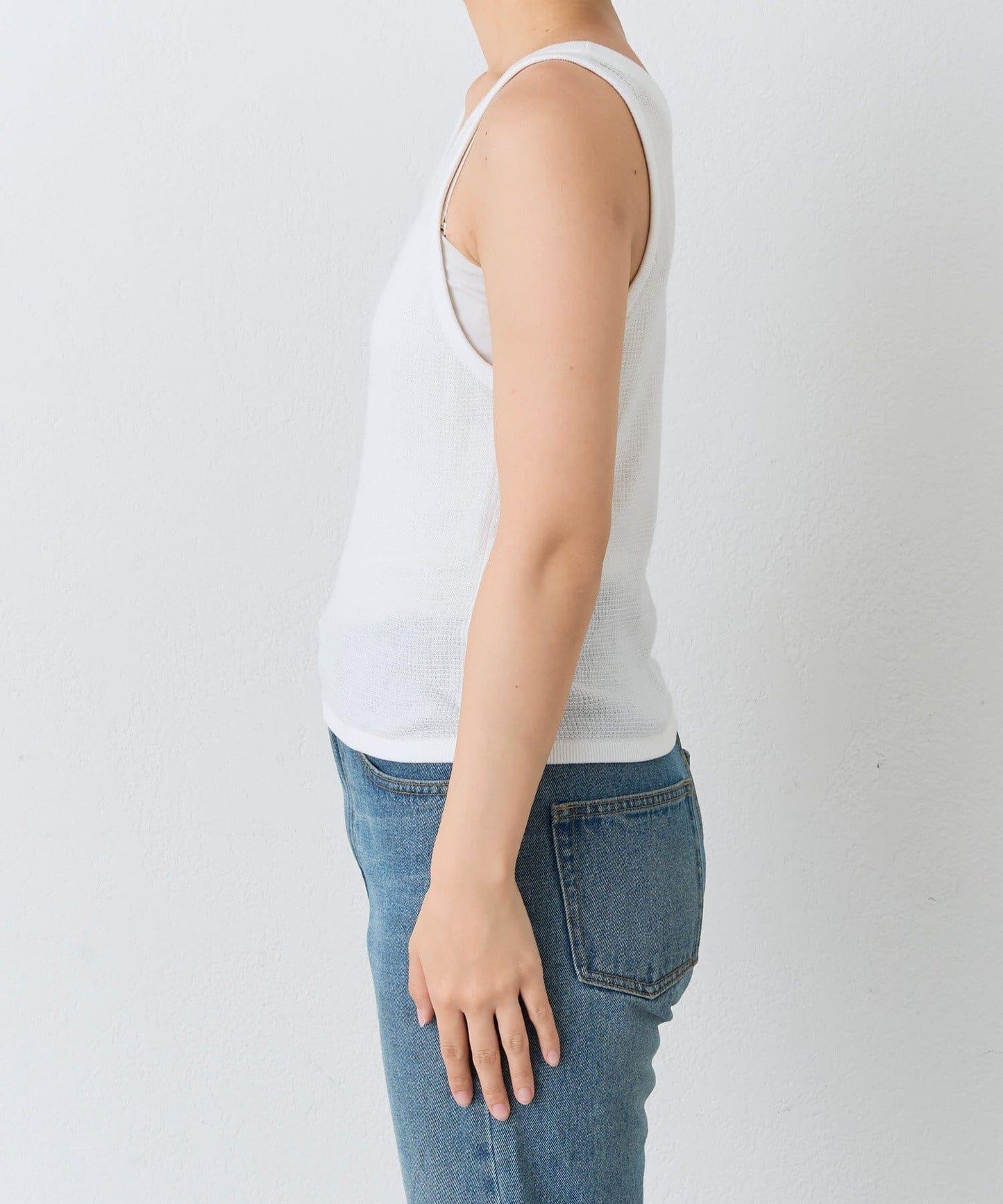 【A・MONN】【可成套穿著】tank KNIT