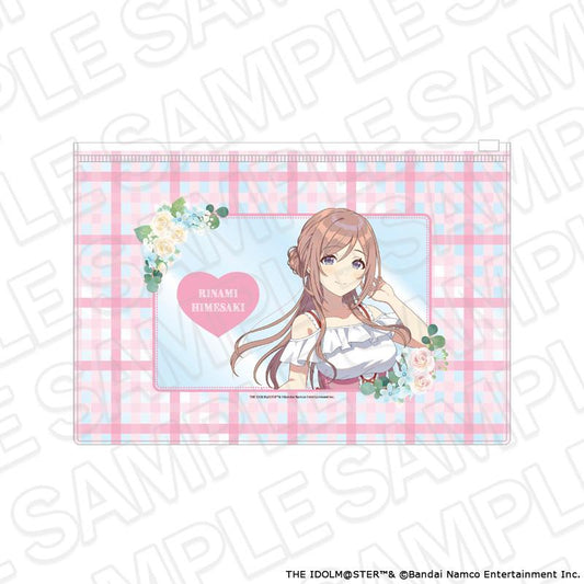 學園アイドルマスター（學園偶像大師） 姫崎莉波 floral dress ver. 透明收納包