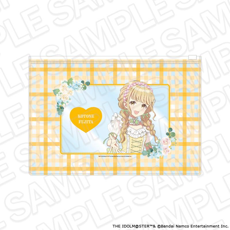 學園アイドルマスター（學園偶像大師） 藤田ことね floral dress ver. 透明收納包