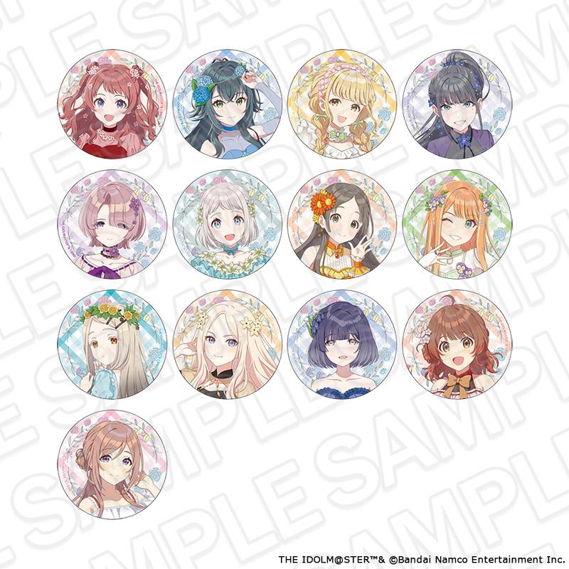 學園アイドルマスター（學園偶像大師） floral dress ver. 隨機徽章 OPP 13件套 完整套裝