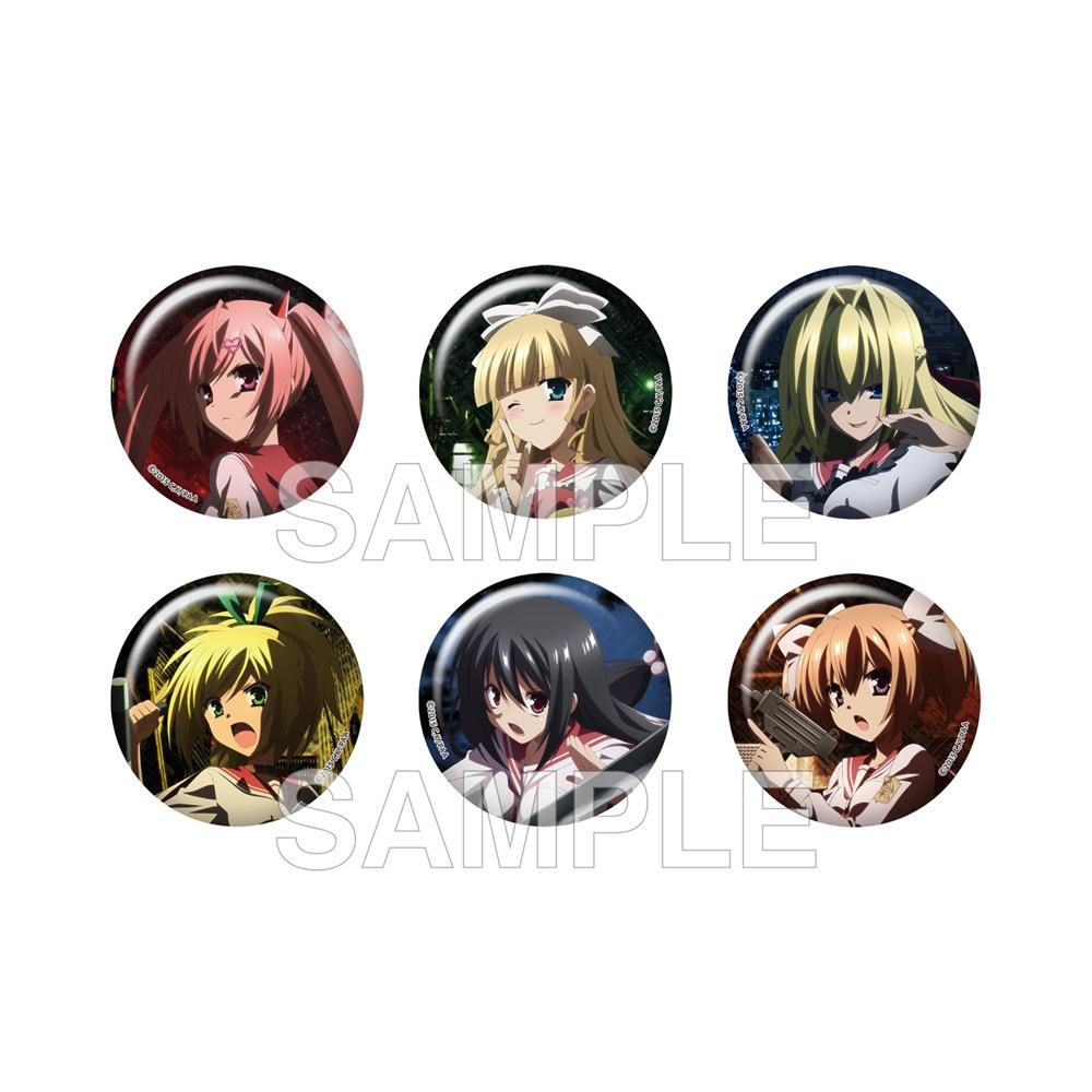 緋彈的亞里亞AA トレーディング缶バッジ 系列動畫化15週年紀念 ver. A 【コンプリートBOX／6個入り】
