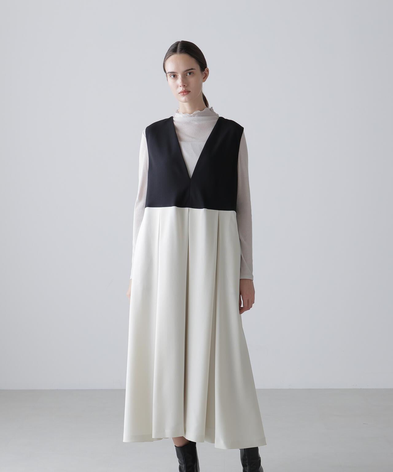 三股麻花連衣裙