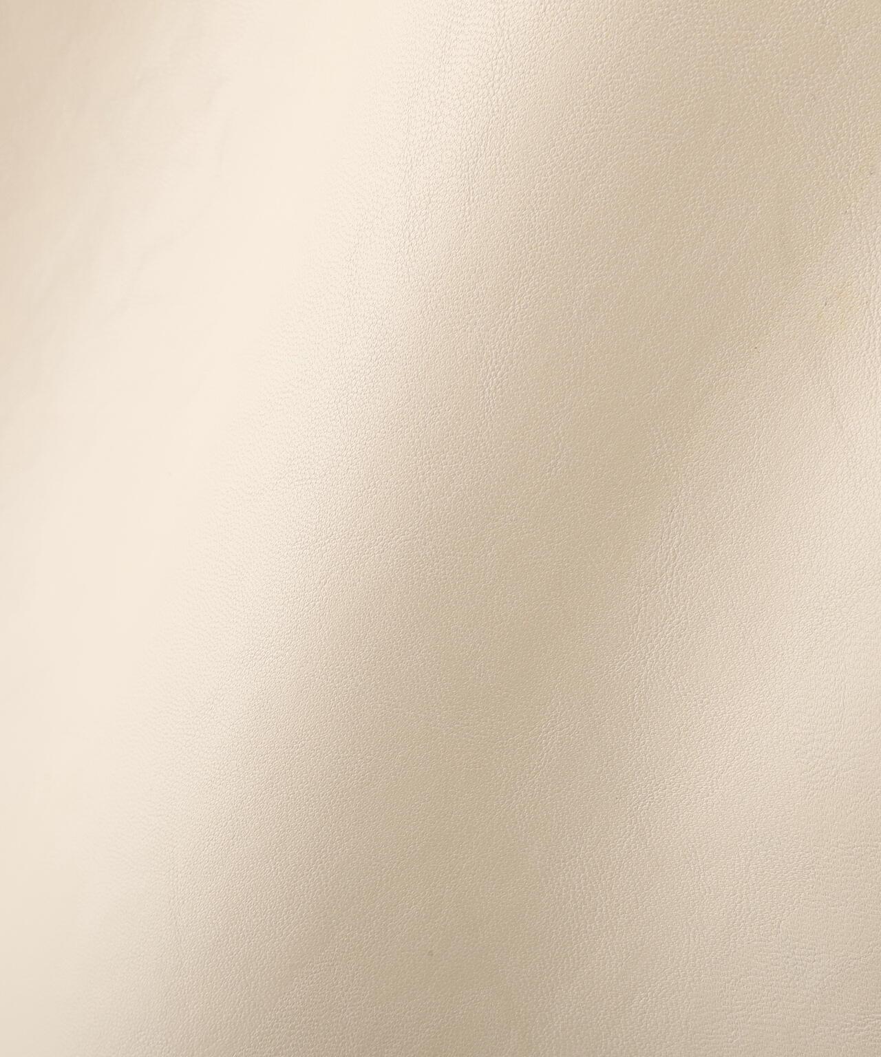 繫帶仿皮半身裙