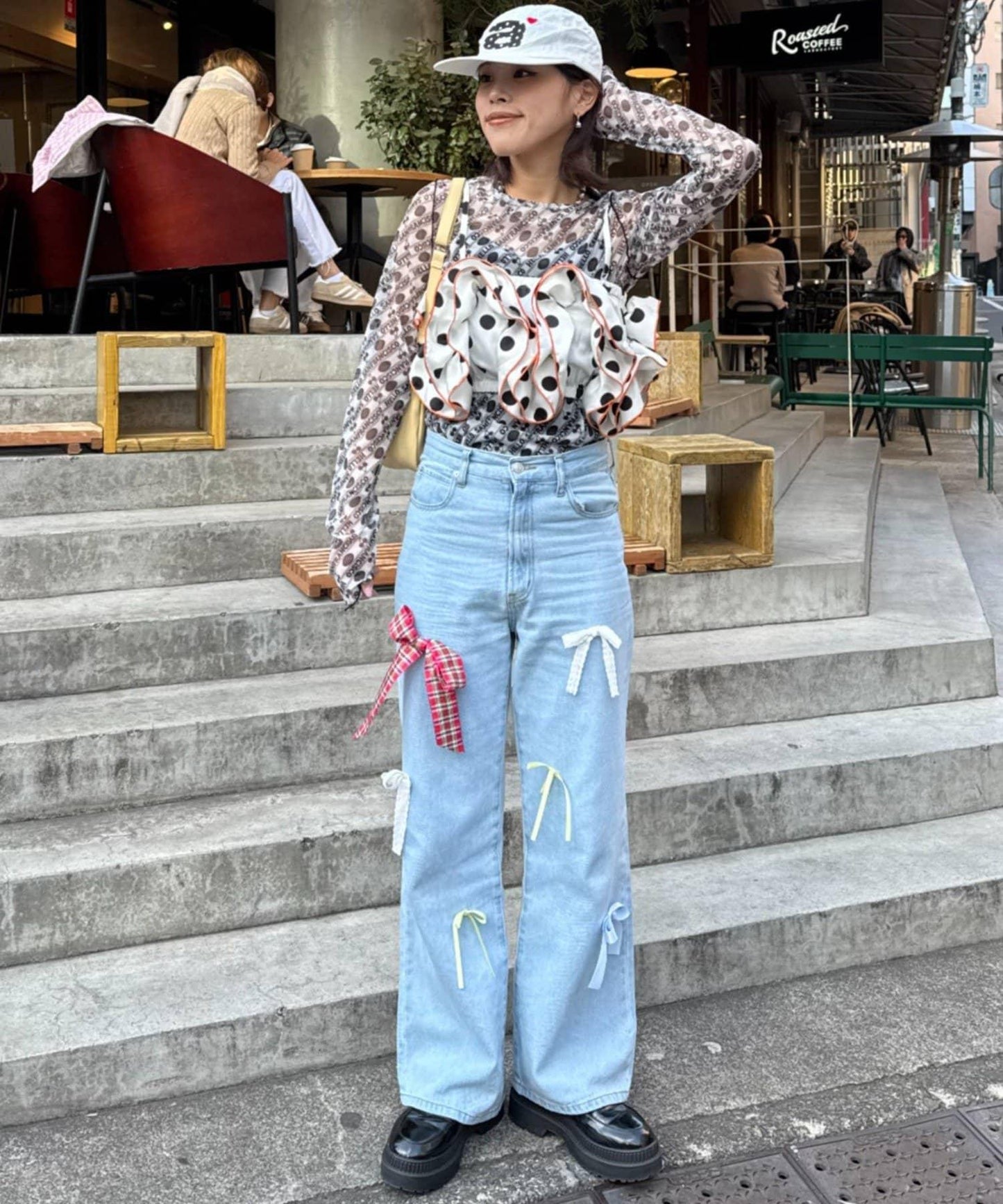 HELLO.SANFRANCISCO 櫻桃印花薄款T恤