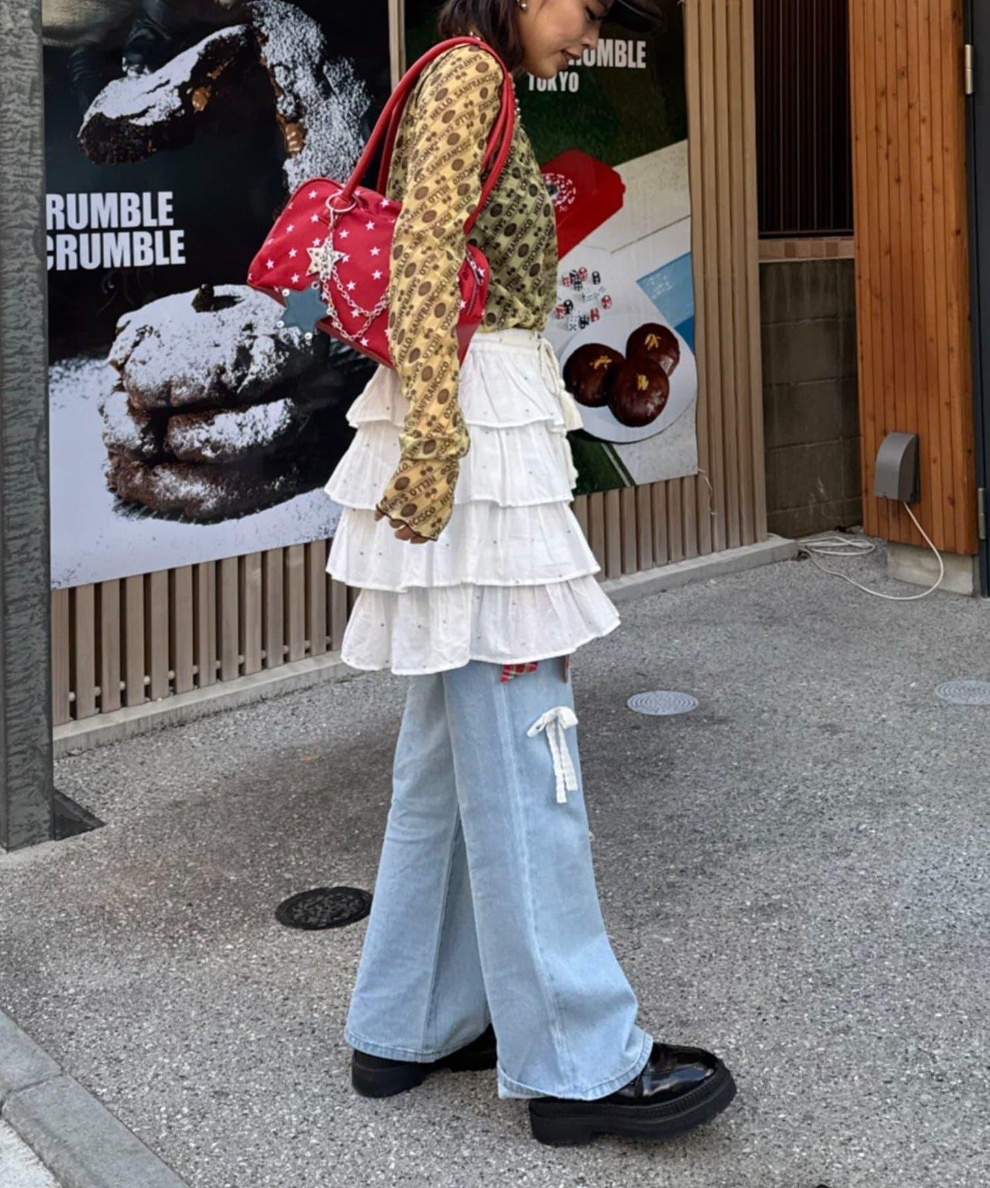 HELLO.SANFRANCISCO 櫻桃印花薄款T恤