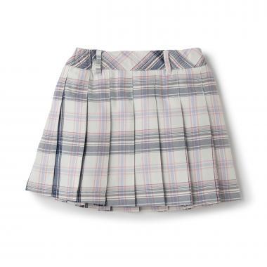 內襯短褲 格紋百褶半身裙