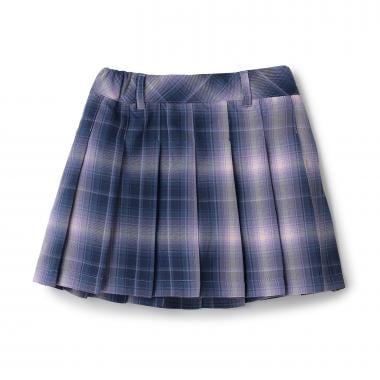 內襯短褲 格紋百褶半身裙