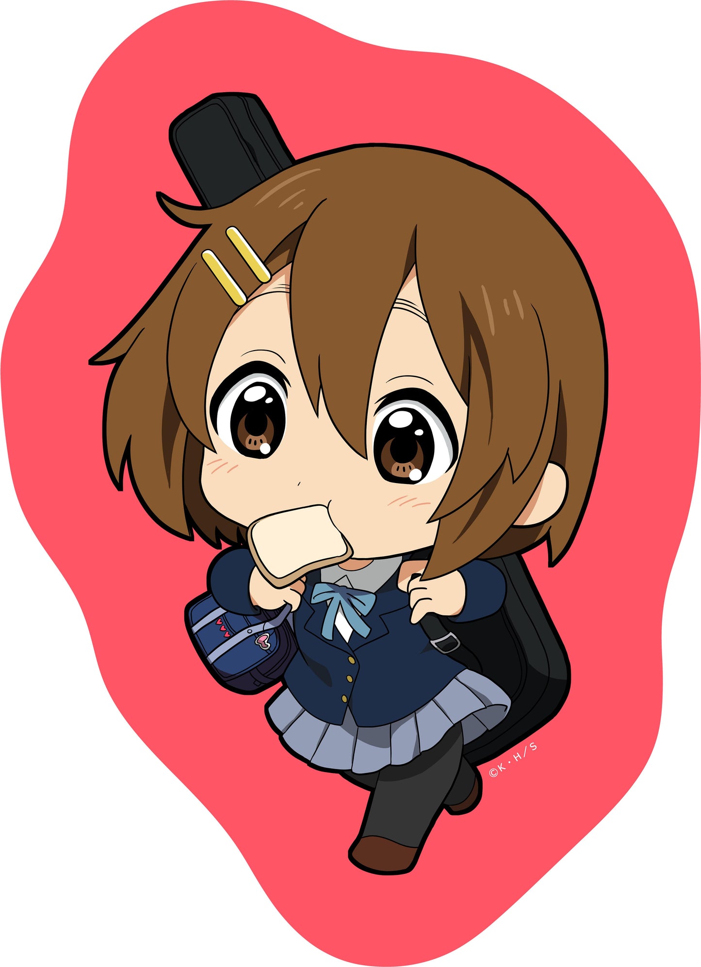 輕音少女！ 描き起こし 異形毛毯 唯
