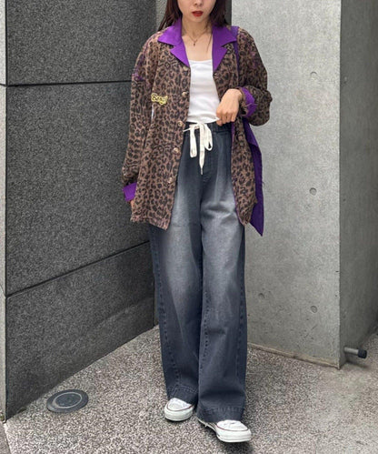 SOUNDS GOOOD 豹紋透視襯衫
