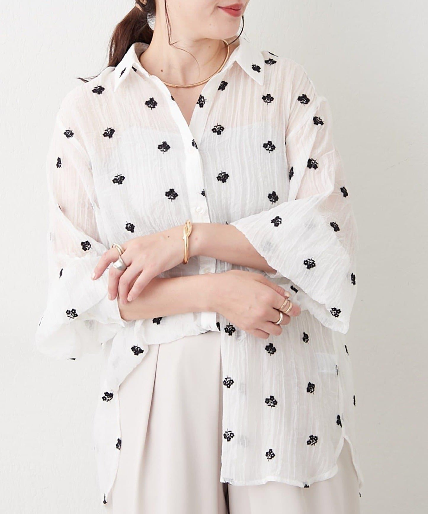 刺繡大版襯衫