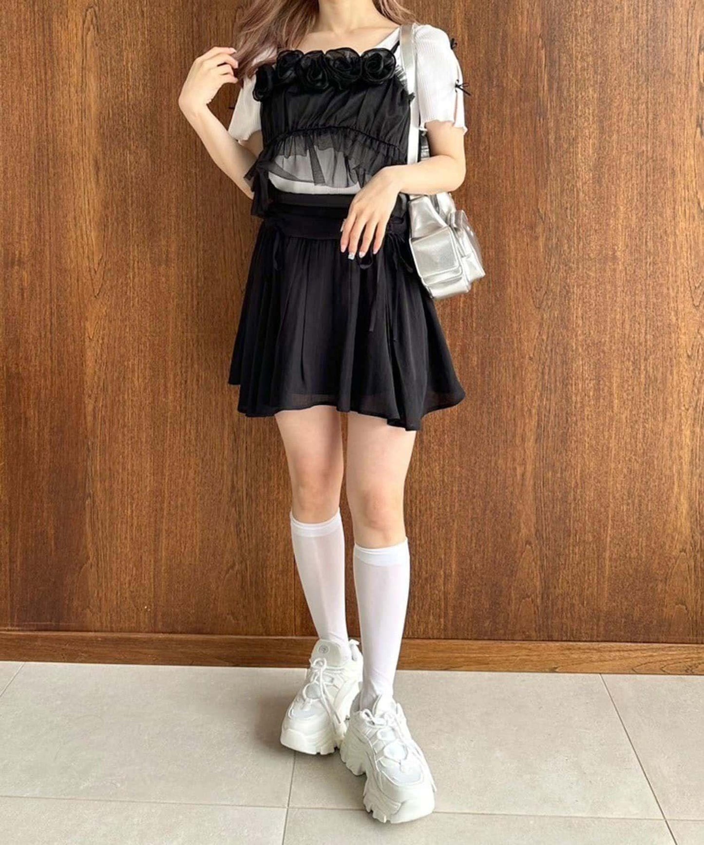 OLIVE des OLIVE 玫瑰抹胸