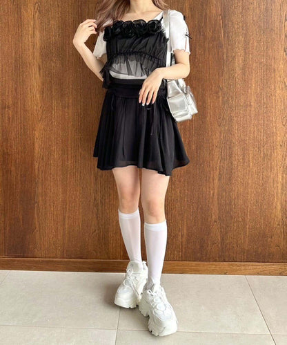 OLIVE des OLIVE 玫瑰抹胸
