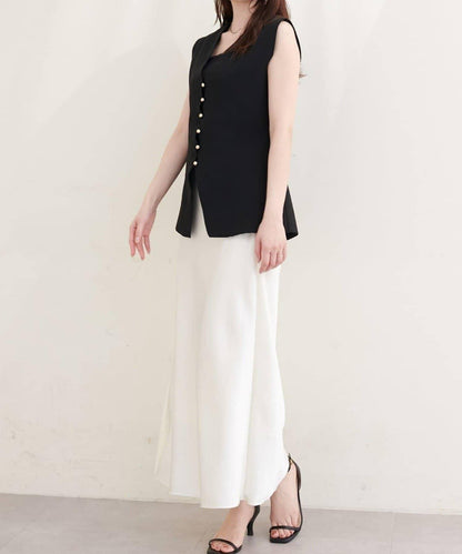 natural couture 金釦針織馬甲