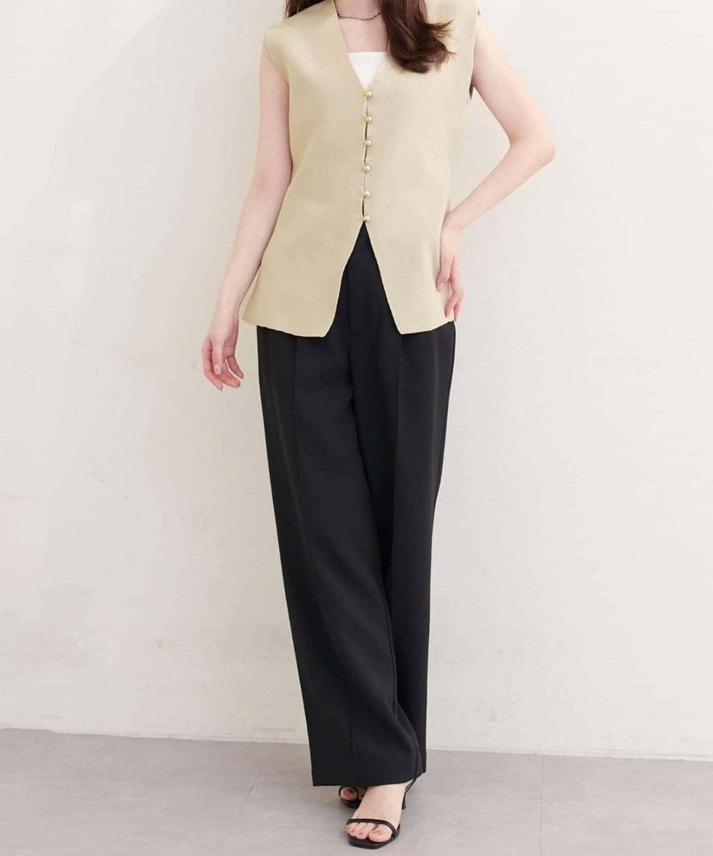 natural couture 金釦針織馬甲