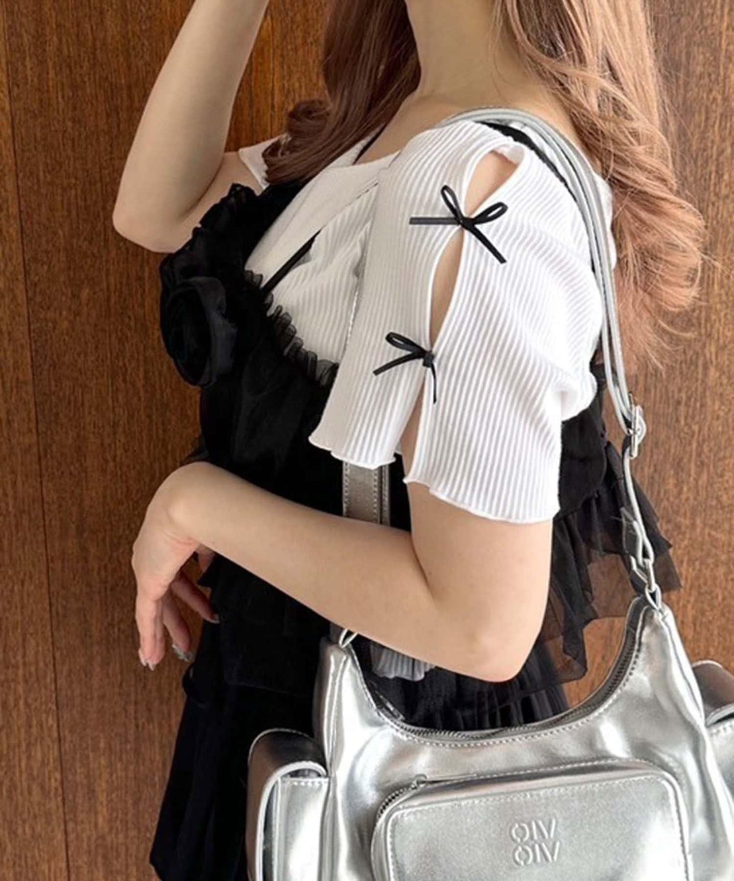 OLIVE des OLIVE 玫瑰抹胸