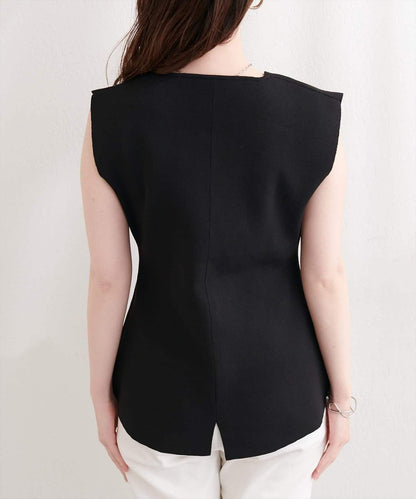 natural couture 金釦針織馬甲