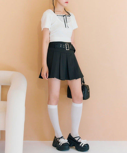 OLIVE des OLIVE 連帽拼接上衣