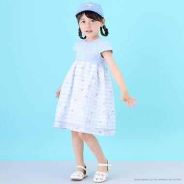 三麗鷗家族 冷感拼接短袖連衣裙