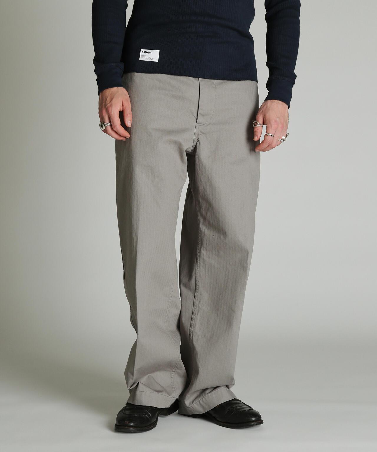 HERRINGBONE TROUSERS 人字紋長褲