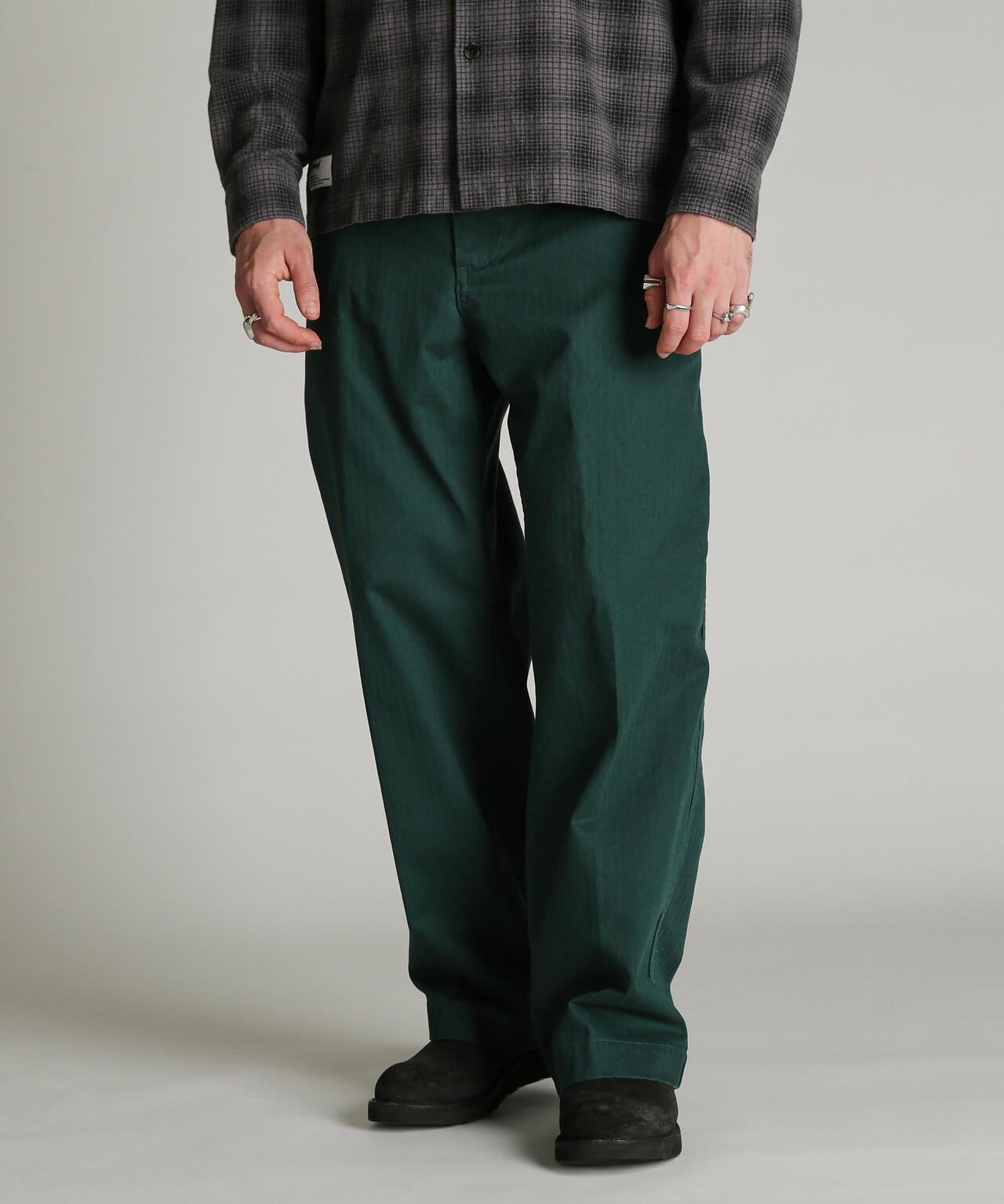 HERRINGBONE TROUSERS 人字紋長褲