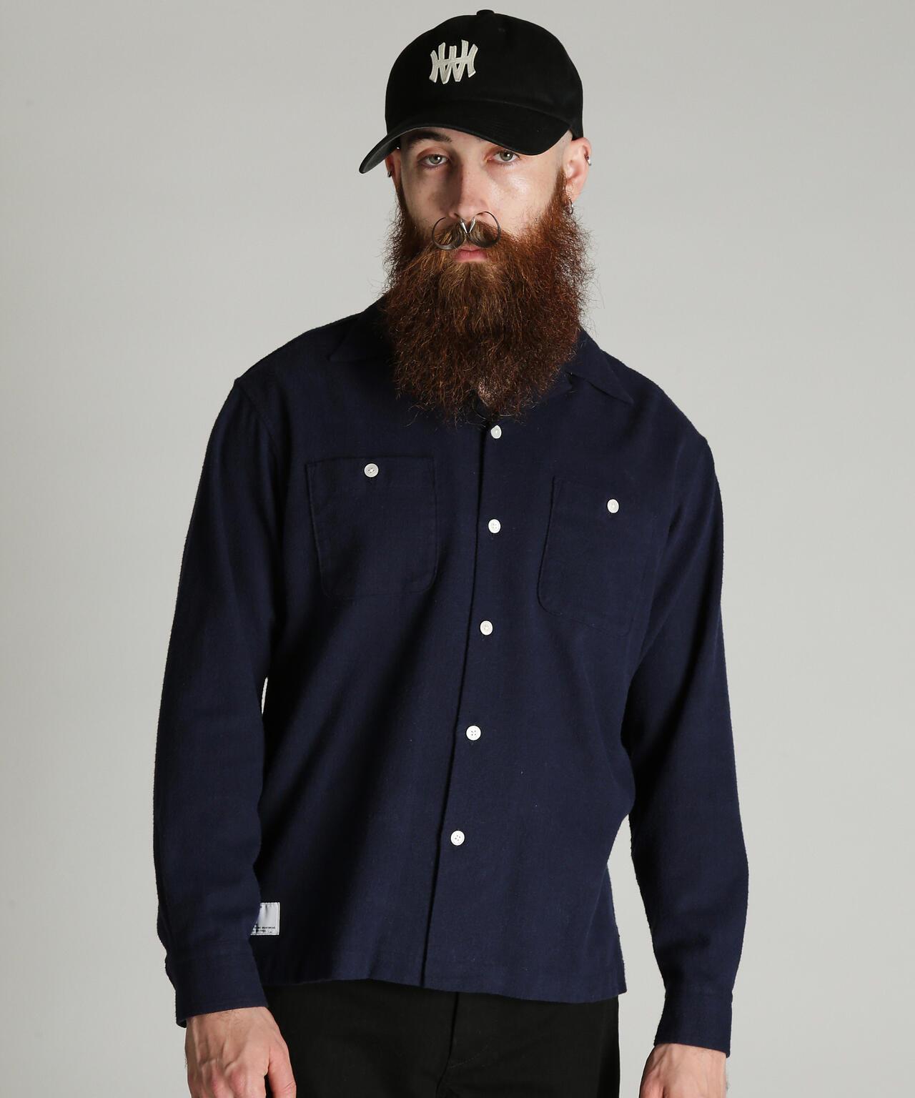 HV SHIRT PLAIN 亨普粘膠 純色襯衫