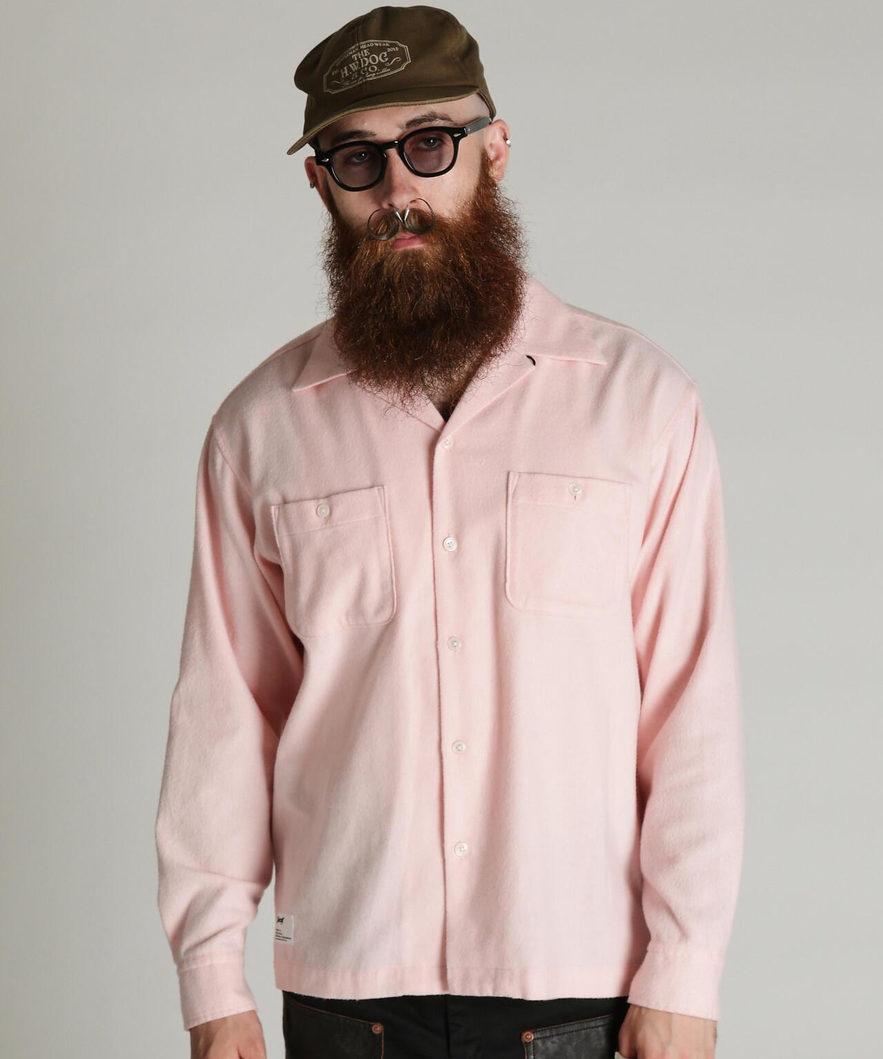 HV SHIRT PLAIN 亨普粘膠 純色襯衫