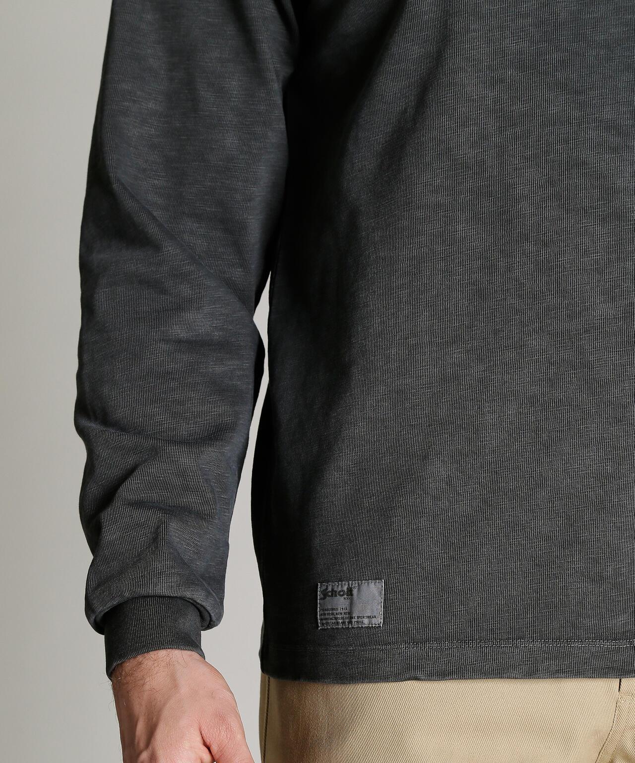 SLUB HENLEY LS T-SHIRT 亨利領長袖T恤