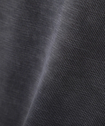 SLUB HENLEY LS T-SHIRT 亨利領長袖T恤
