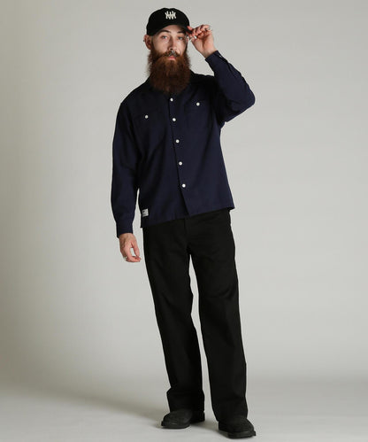 HV SHIRT PLAIN 亨普粘膠 純色襯衫