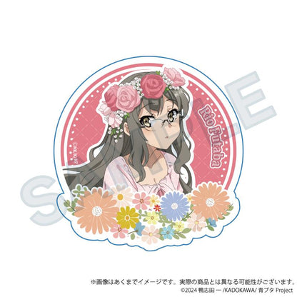 青春ブタ野郎シリーズ（青春豬頭少年系列） 花冠ver. 雙葉理央 異形貼紙