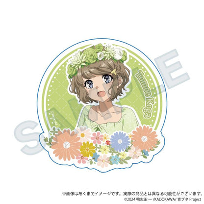 青春ブタ野郎シリーズ（青春豬頭少年系列） 花冠ver. 古賀朋絵 異形貼紙