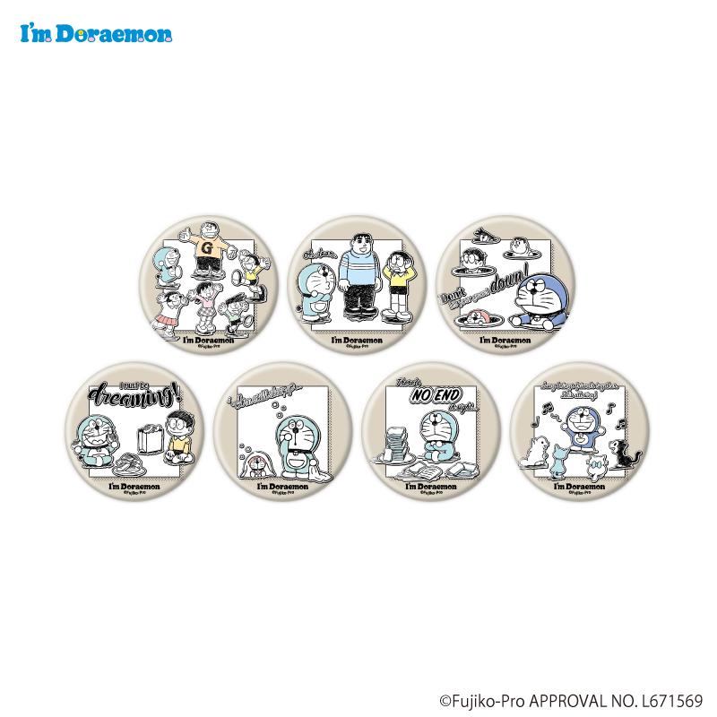 I'm Doraemon 罐頭徽章03/vol.03全套（共7種）