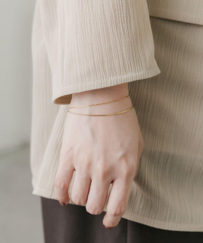 不鏽鋼細鏈條疊戴手鍊