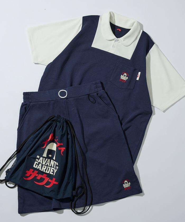 アバンギャルディ×SAUVENIR×FREAK'S STORE 聯名 オールナイトサウナ KANNAIGI 制服TEE＆半身裙＆束口包 套裝 [加絨]