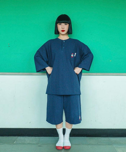 アバンギャルディ × SAUVENIR × FREAK'S STORE 聯名 オールナイトサウナ KANNAIGI 附帶抽繩包 加絨衛衣套裝