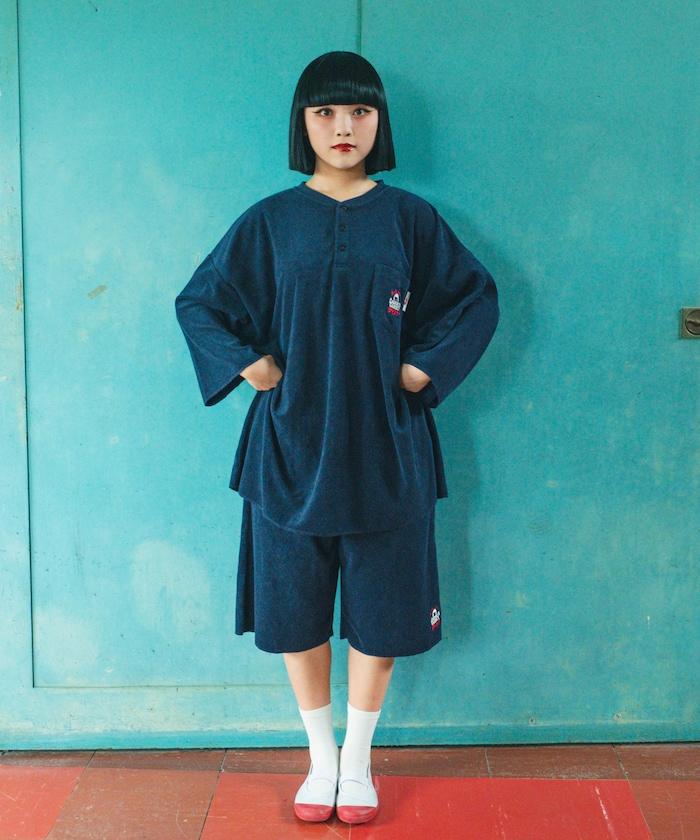 アバンギャルディ × SAUVENIR × FREAK'S STORE 聯名 全夜桑拿 KANNAIGI 附收納袋毛圈套裝