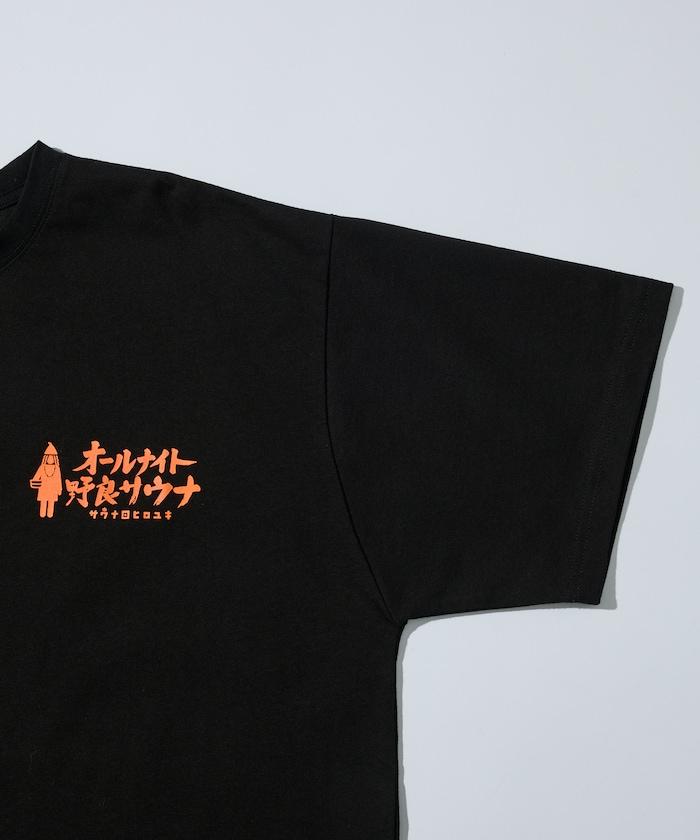 サウナ田ヒロユキ × SAUVENIR × FREAK'S STORE 聯名 オールナイト野良サウナ 後背設計 短袖T恤