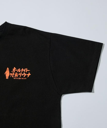 サウナ田ヒロユキ × SAUVENIR × FREAK'S STORE 聯名 オールナイト野良サウナ 後背設計 短袖T恤