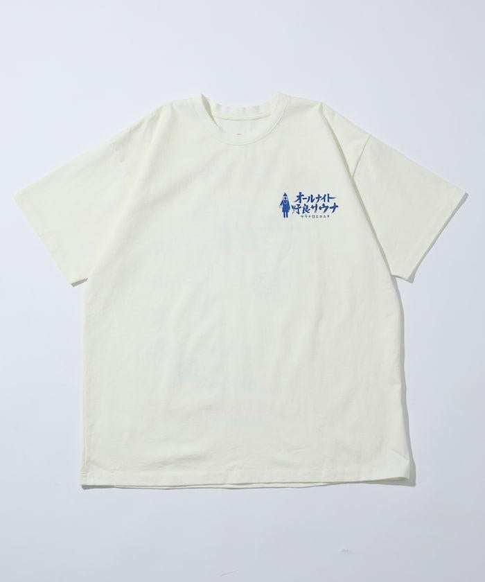 サウナ田ヒロユキ × SAUVENIR × FREAK'S STORE 聯名 オールナイト野良サウナ 後背設計 短袖T恤