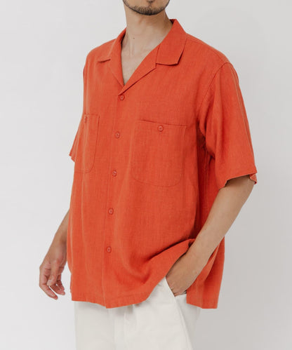 SANDWASH LINEN 開領襯衫