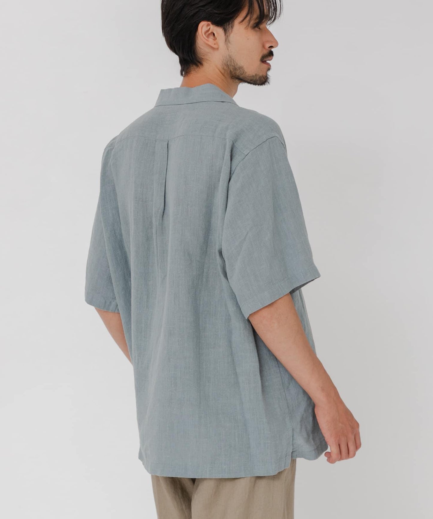 SANDWASH LINEN 開領襯衫