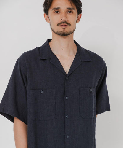 SANDWASH LINEN 開領襯衫