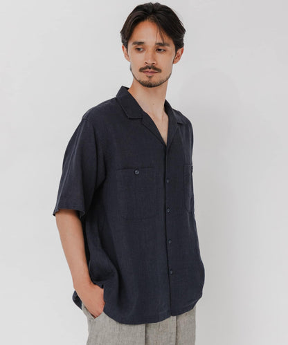 SANDWASH LINEN 開領襯衫