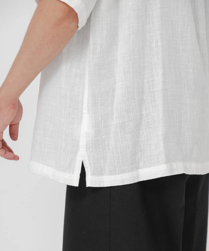 SANDWASH LINEN 開領襯衫