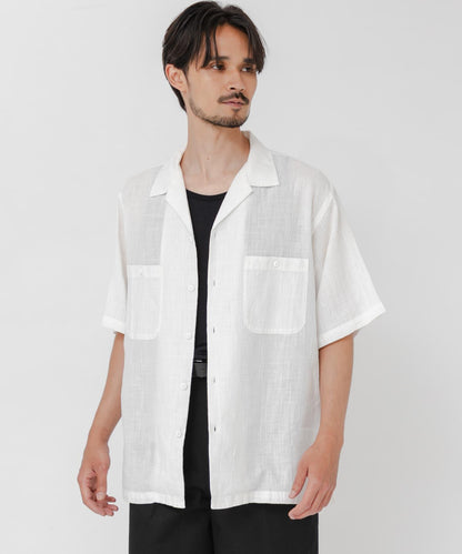 SANDWASH LINEN 開領襯衫