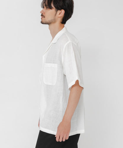 SANDWASH LINEN 開領襯衫