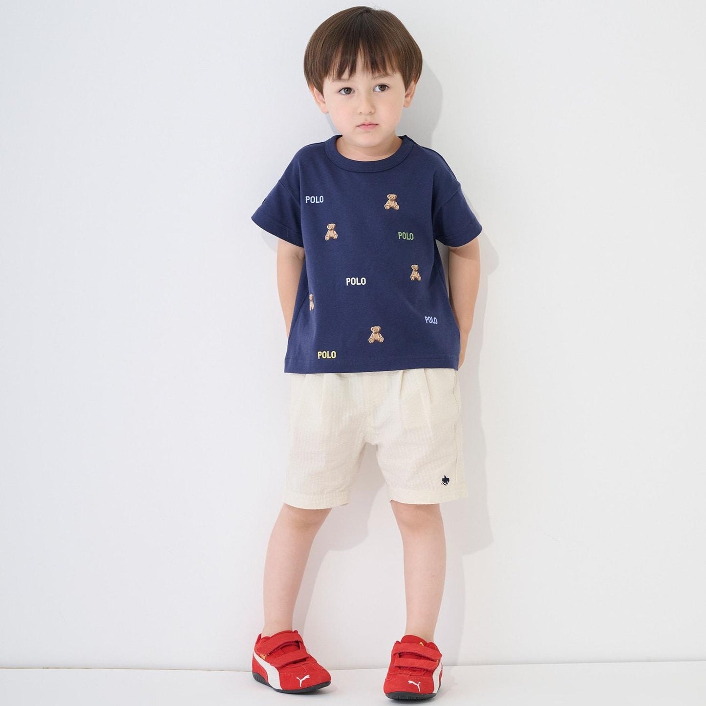 POLO BCS 小熊刺繡短袖T恤