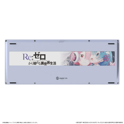 Re：從零開始的異世界生活 AMICIS ゲーミングキーボード 80HE 日本語配列 ラム＆レムEdition