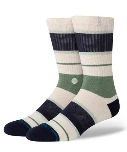STANCE STRIPED DELIGHT CREW 襪子