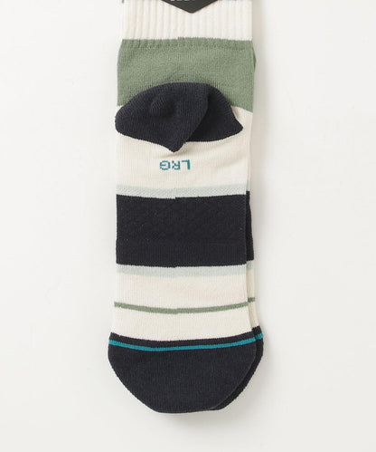STANCE STRIPED DELIGHT CREW 襪子